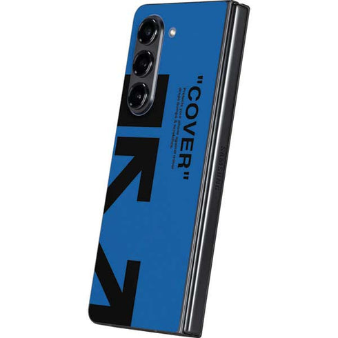 Black and Blue Arrows Galaxy Z Fold5 5G Skin
